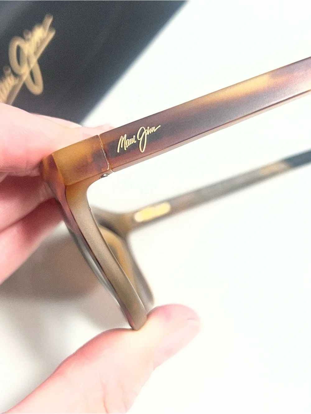 Maui Jim Brown Tortoise Sunglasses with Brown Lenses